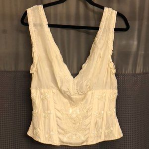 Corset style top with Gorgeous beading and sequins